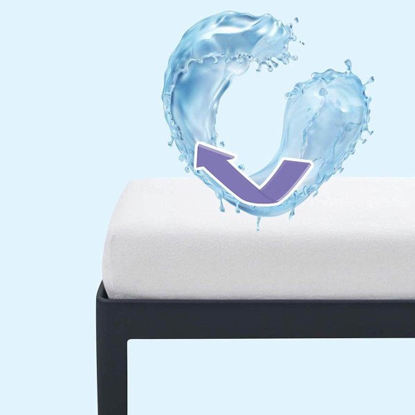 Waterdichte molton matrasbeschermer